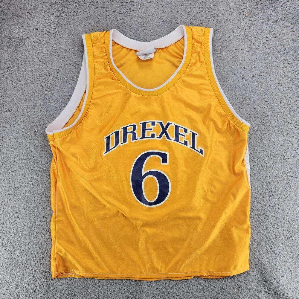 Vintage Drexel Dragons Basketball Jersey Mens 2XL Teamwork Drexel University USA